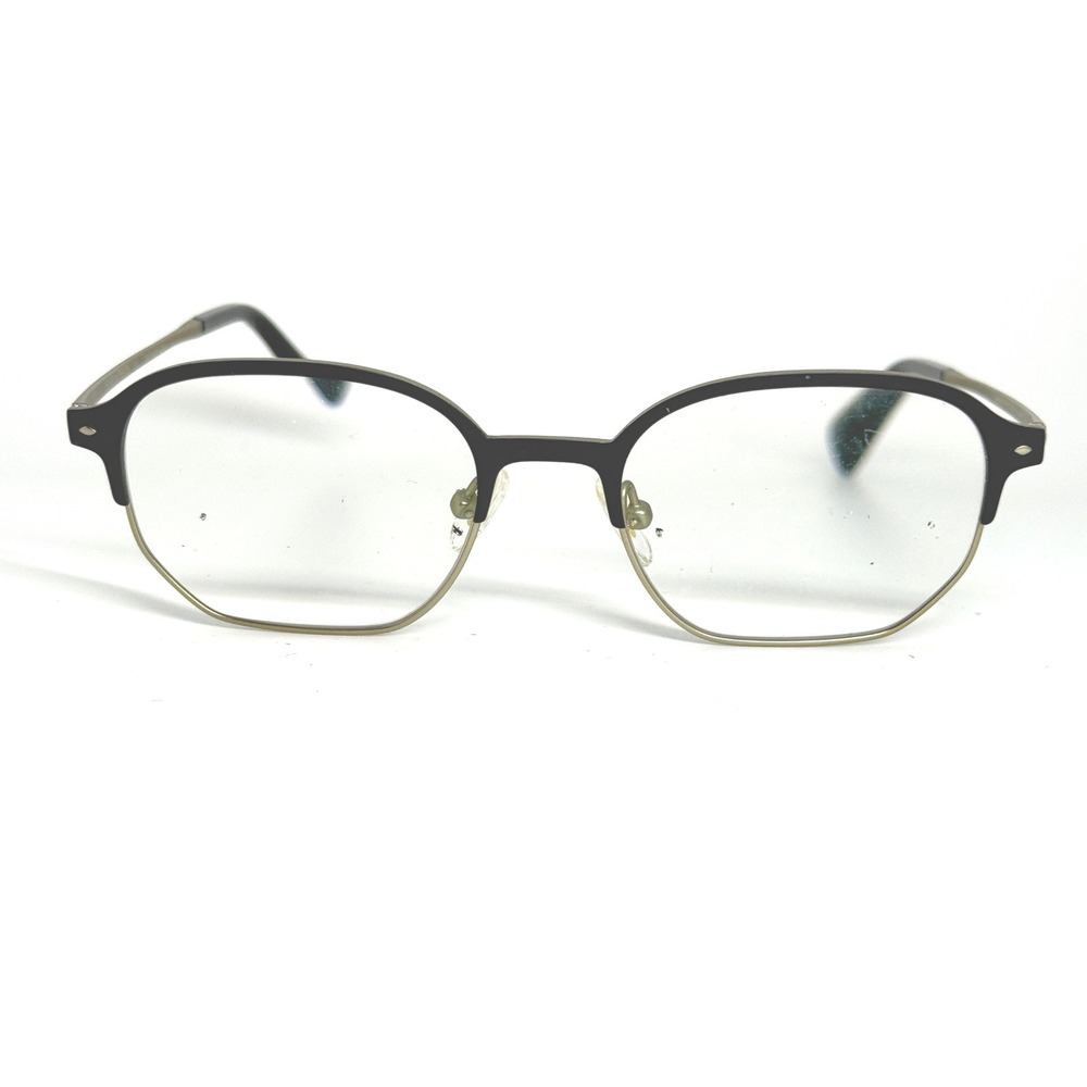 Seraphin Gibbs 8139 Titanium Eyeglasses Frames Gold Black 49-18-145 Japan